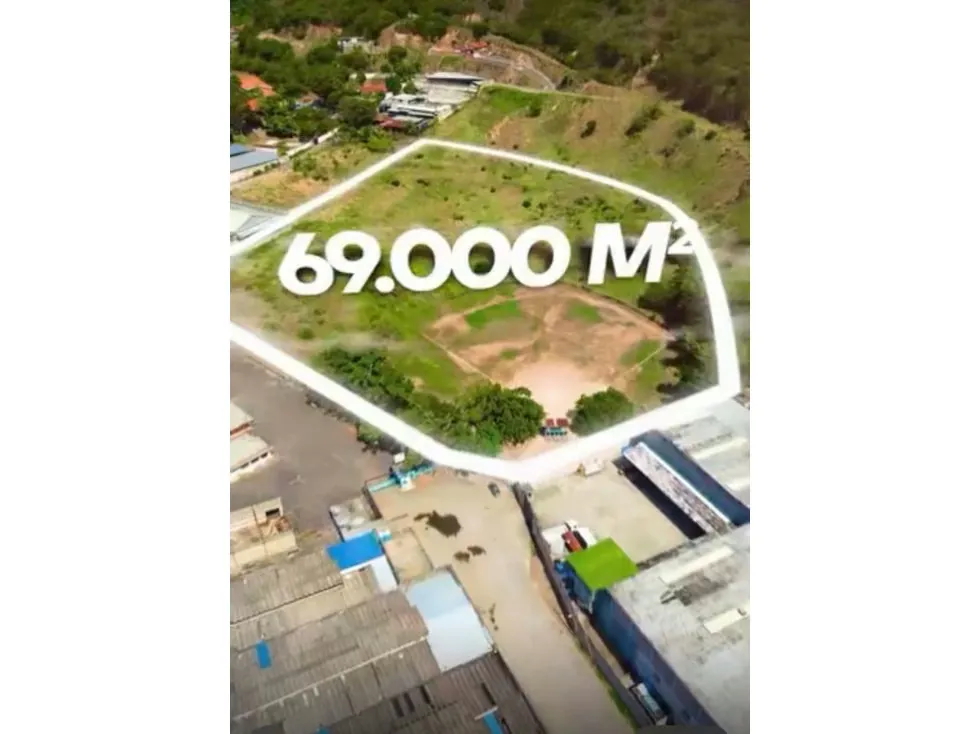 Se vende terreno 69.000m2 Guarenas