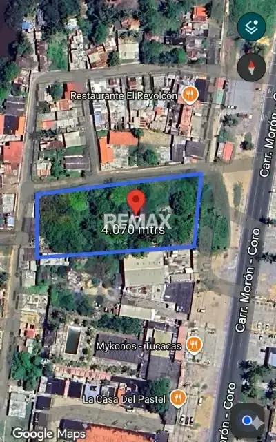 EN VENTA TERRENO DE 4.070 METROS CUADRADOS, EN LA PRINCIPAL ZONA COMERCIAL DE TUCACAS A LA ORILLA DE LA CARRETERA NACIONAL TUCACAS.