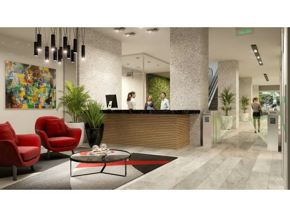 OFICINA EN VENTA CON FINANCIAMIENTO 67.47 M2 - URB LAS MERCEDES - 5
