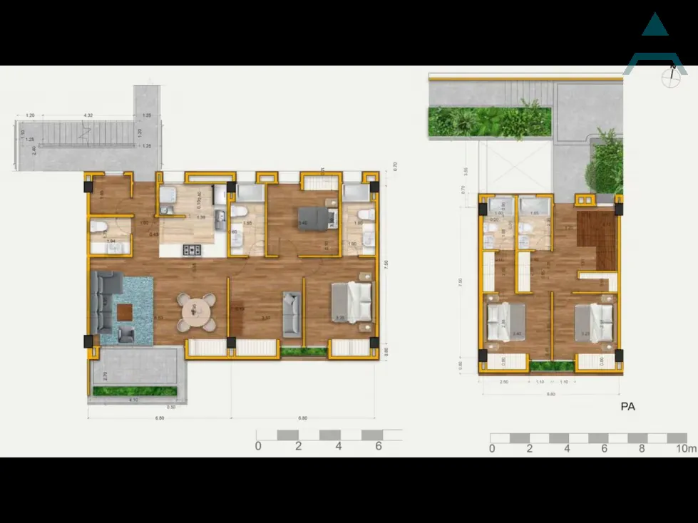 Se vende Apto 144m² 2h/3b+v/2p Alto Hatillo - 2