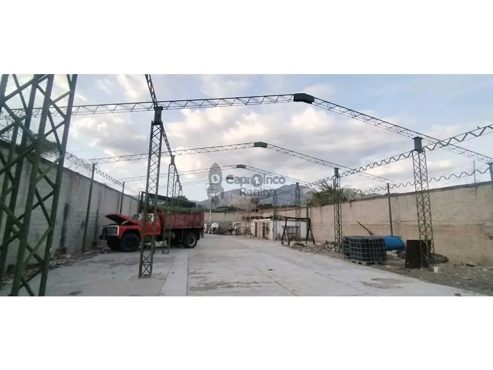 VENTA TERRENO CON ESTRUCT. PARA GALPÓN VIGIRIMA, GUACARA EDO CARABOBO.