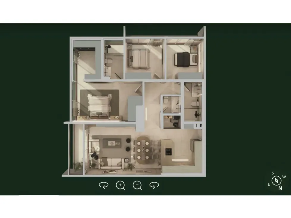 Se vende Apto 117,68m² 3h/2.5b/2p Las Mercedes - 9