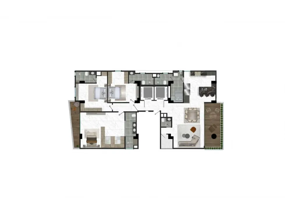 Se vende Apto PB 453,17m² 3h+s/3b+s/4p Los Naranjos de Las Mercedes - 21