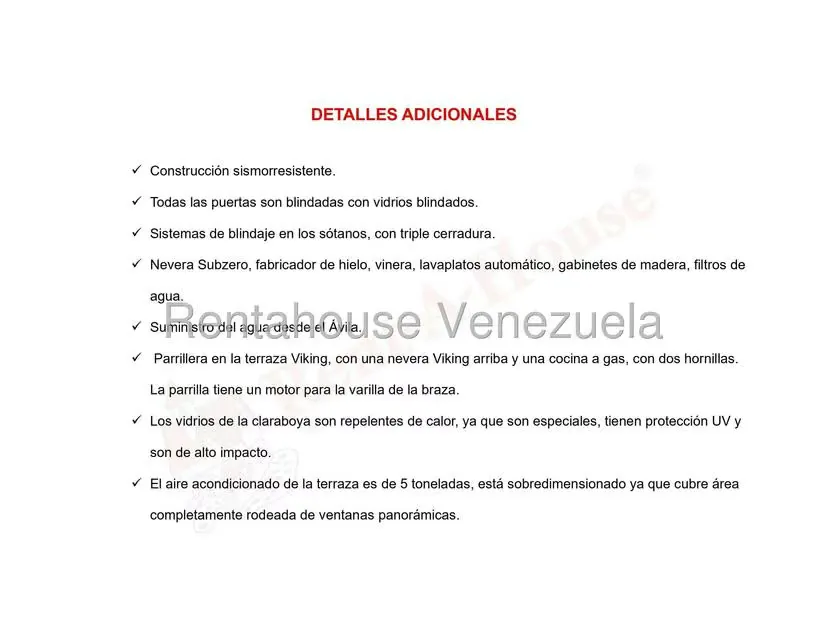 Apartamento (Penthouse) en Venta en Alta Florida, Distrito Metropolitano - 67