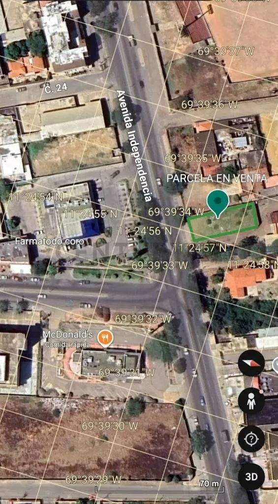 Parcela terreno avenida independencia, zona comecial alta revalorizacion. Coro - 8