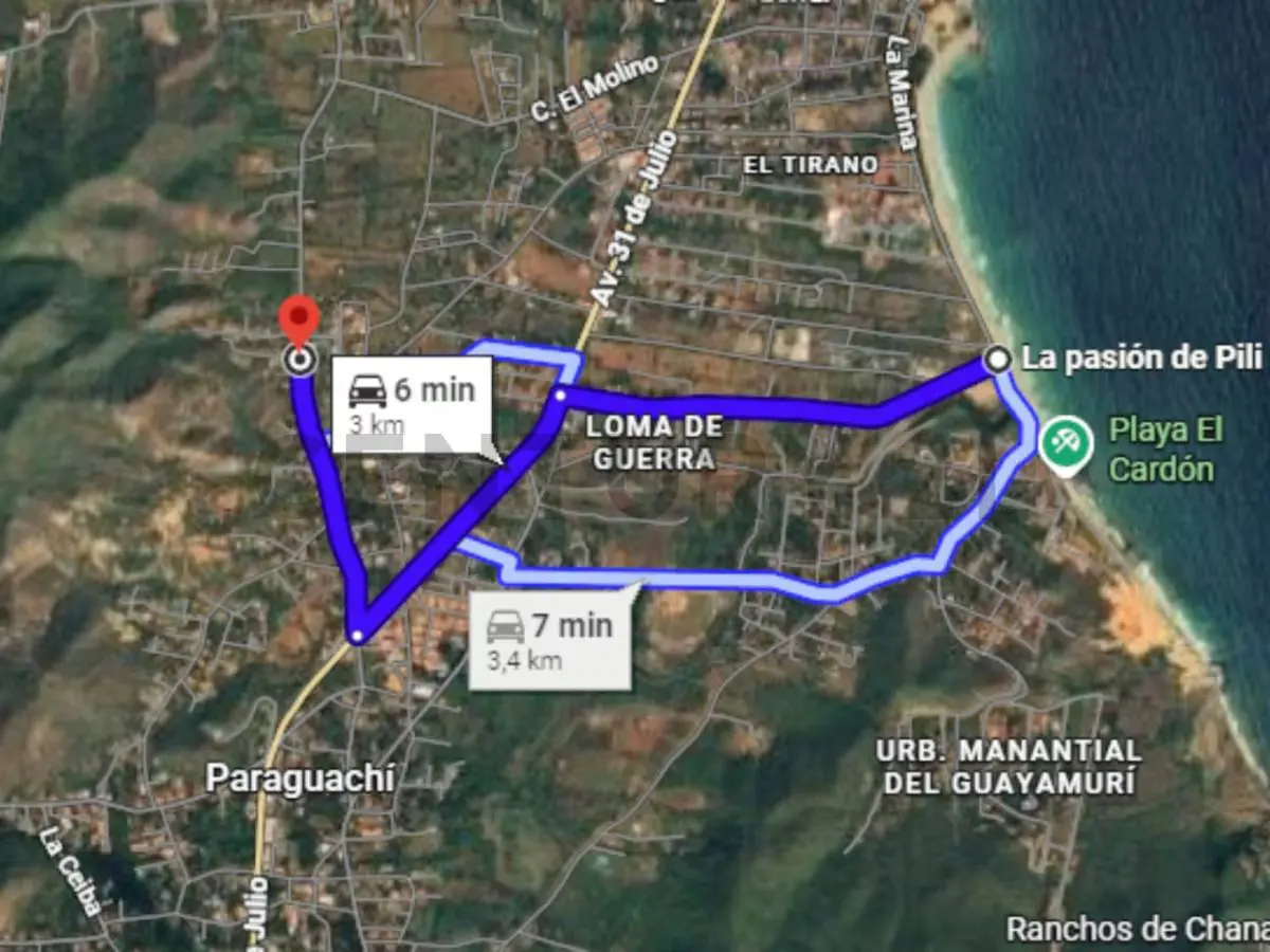 TERRENO CERCA DEL MAR, SECTOR LOMA DE GUERRA, ISLA DE MARGARITA - 2
