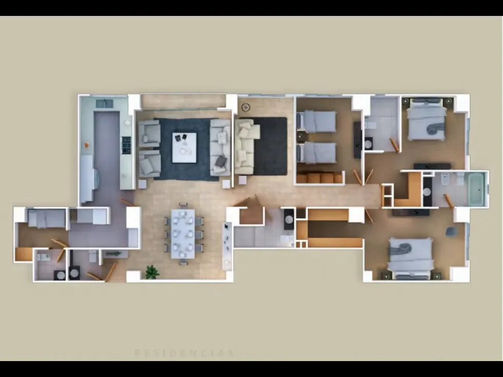 VENTA APARTAMENTO 197m2(23B) URB. MACARACUAY, MPIO SUCRE, CARACAS - 2