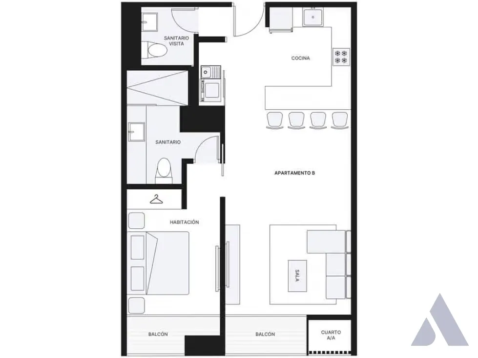 Vendo apartamento 100m2 Las Mercedes 8171 - 6