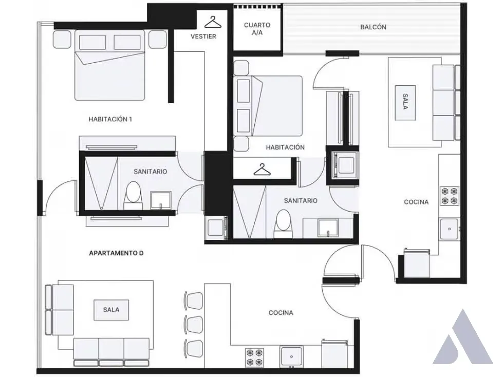 Vendo apartamento 100m2 Las Mercedes 8171 - 7