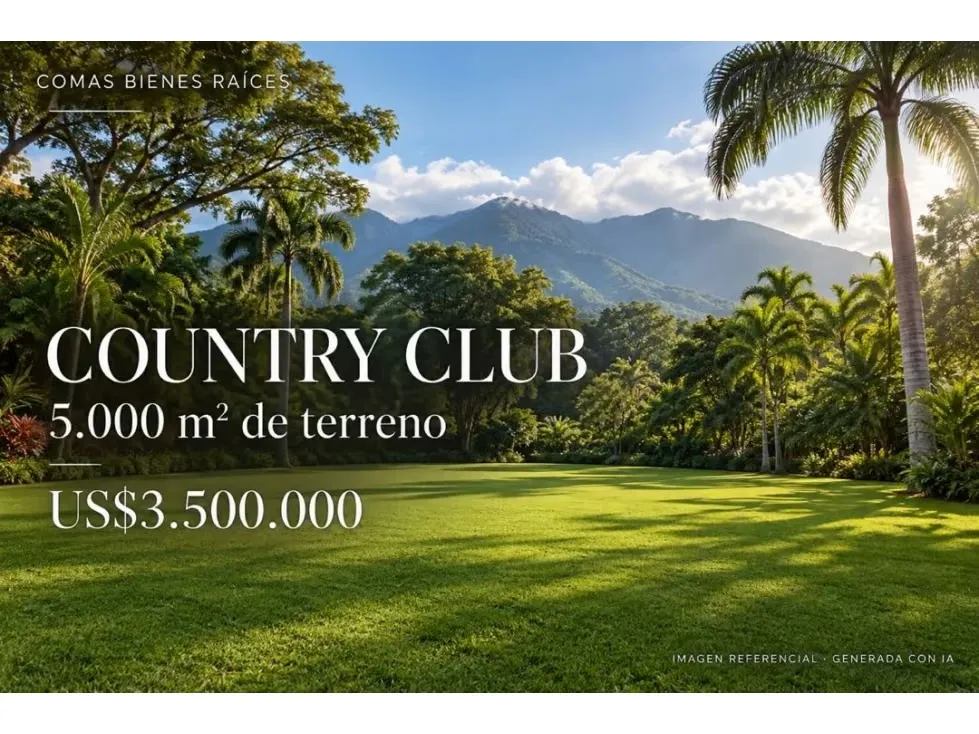Terreno en venta 5000m2 Country Club