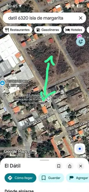Terreno (Residencial) en Venta en El Datil, Nueva Esparta