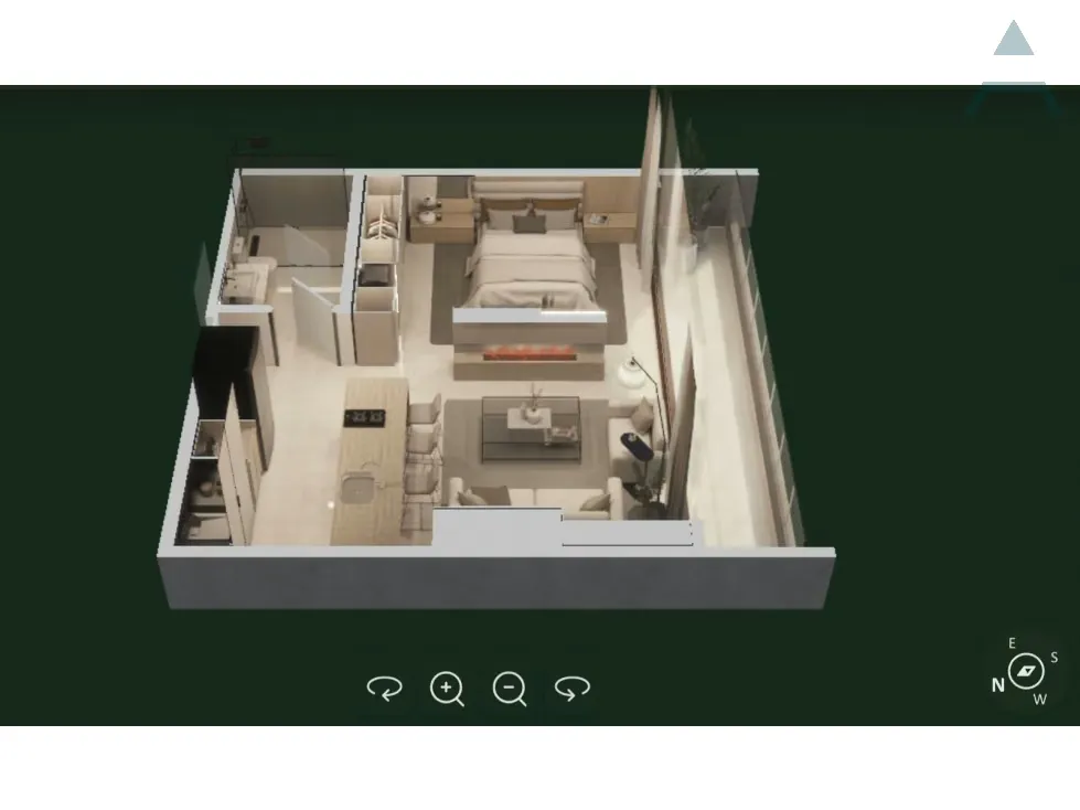 Se vende Apto 55,78m² 1h/1b/1p Las Mercedes - 10