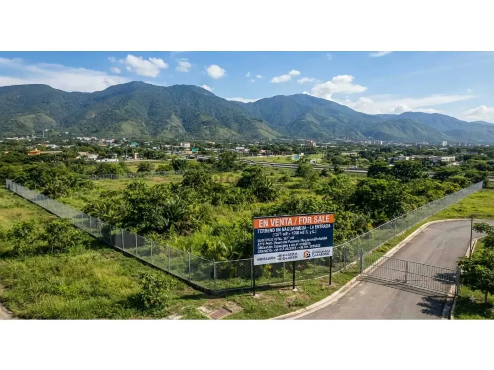 Se vende terreno en La Urb La Entrada en Naguanagua