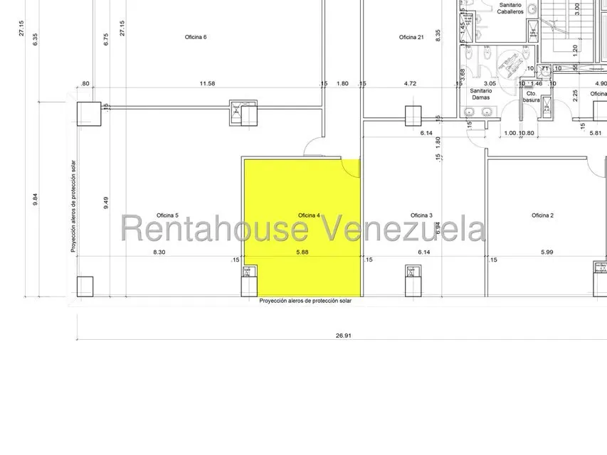 Oficina en Venta en Las Mercedes, Distrito Metropolitano - 26
