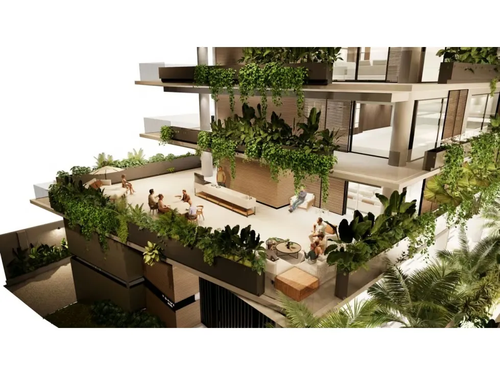 Altamira Norte. En venta apartamento PB en obra blanca - 7