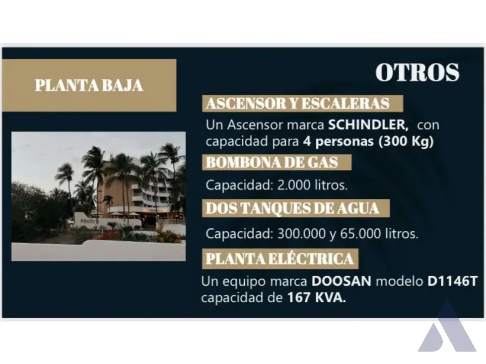 Vendo hotel 4002m2 Playa El Yaque 0989 - 39