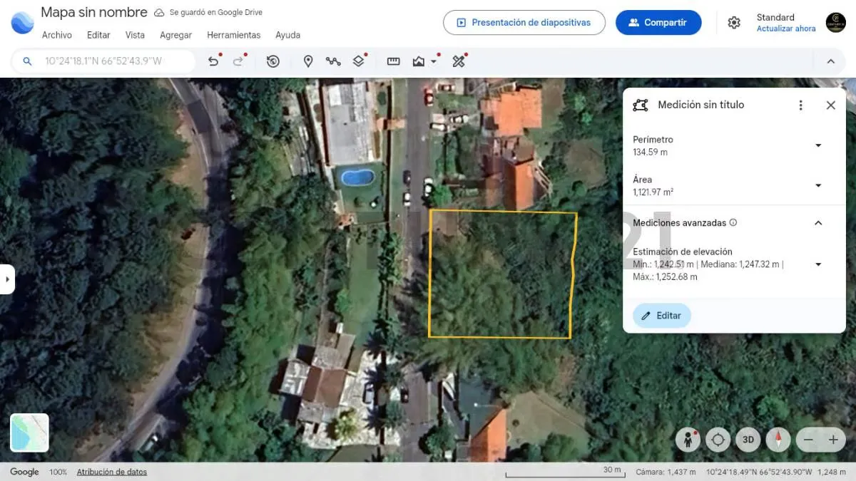 En Venta espectacular terreno de 1120 mt2 en Urb Monte Elena Baruta - 6