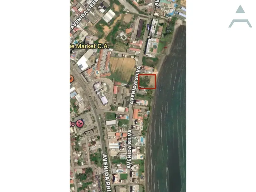Parcelas unificadas en tucacas Av Silva frente al mar proyecto listo